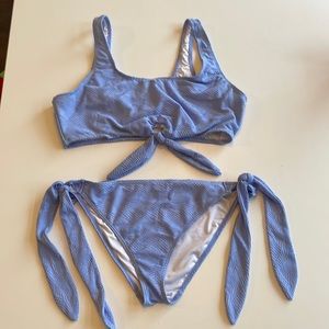 Busty 36I faux crochet bikini